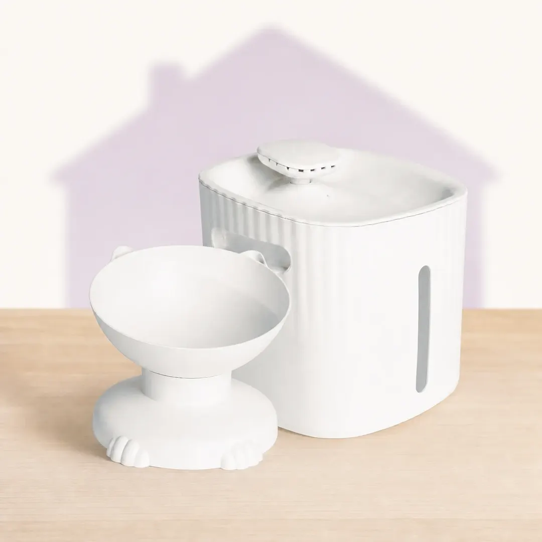 Kit Lume Fonte para Gatos com Comedouro Elevado — imagem 3