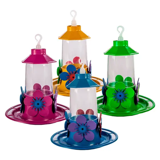 Kit 2 Bebedouros Beija Flor Luxo com Chapéu 250ml — imagem 1