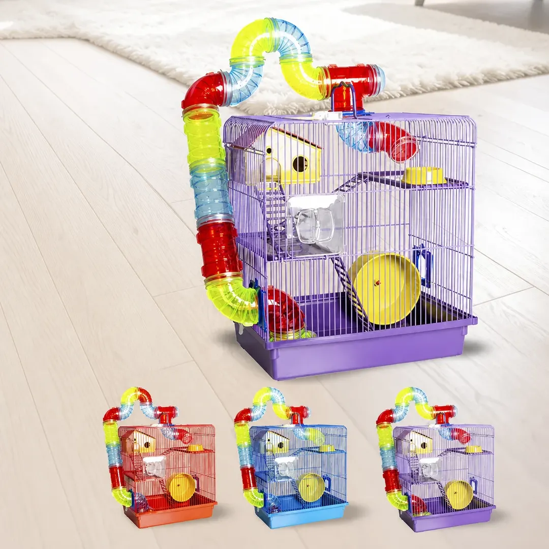 Gaiola Tubo Super Luxo 3 Andares — imagem 1